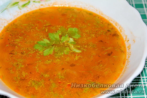 Рисовый суп (харчо)