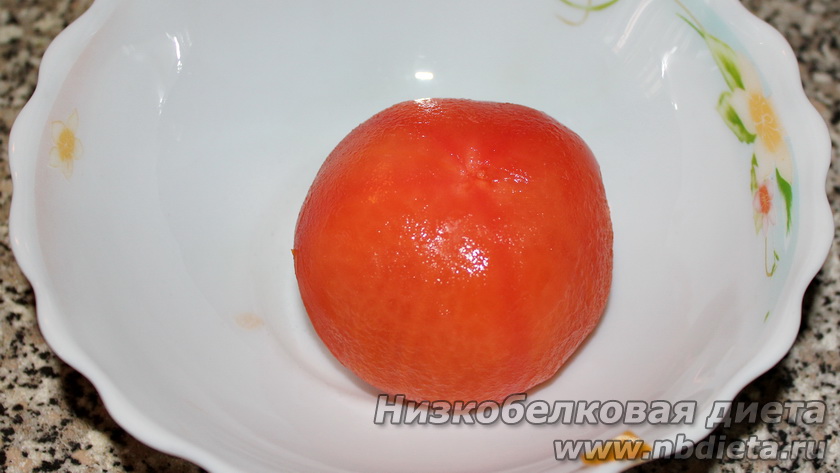 Очистить помидор от кожуры